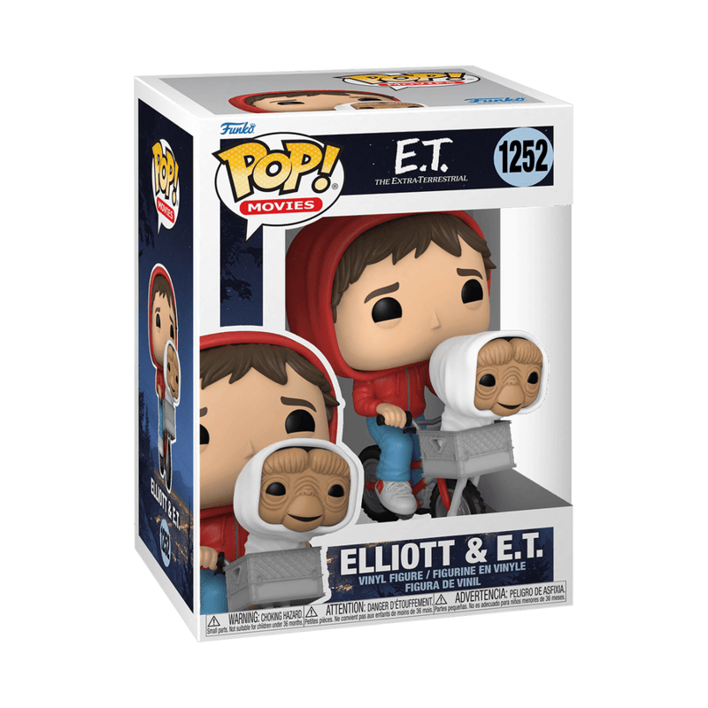 FUNKO POP MOVIES: E.T. - ELLIOTT W/ET IN BIKE BASKET 889698507684