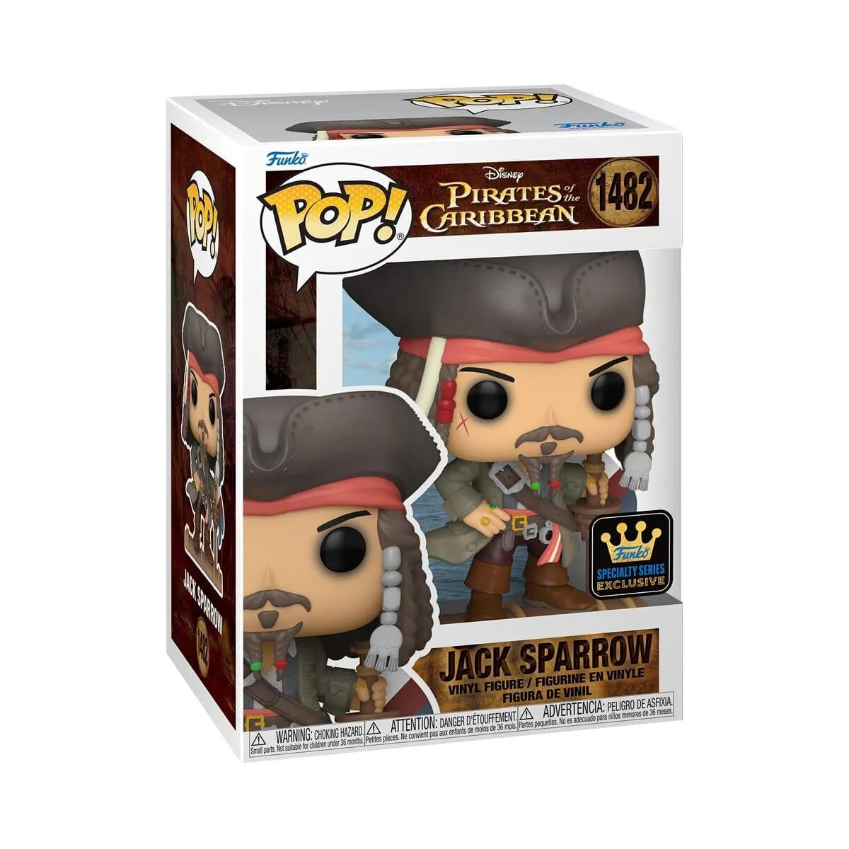FUNKO POP MOVIES: PIRATES OF THE CARIBBEAN - JACK SPARROW (OPENING) 889698819404