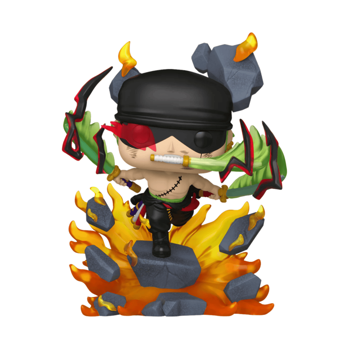FUNKO POP PREMIUM: ONE PIECE - ZORO (KING OF HELL) 889698885461