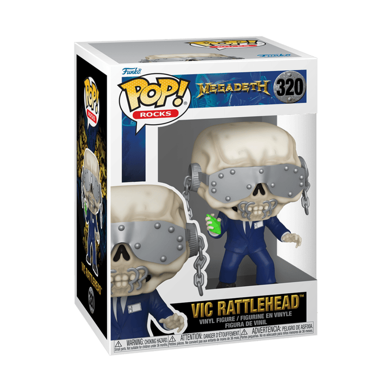 FUNKO POP ROCKS: MEGADETH- VIC RATTLEHEAD 889698657723