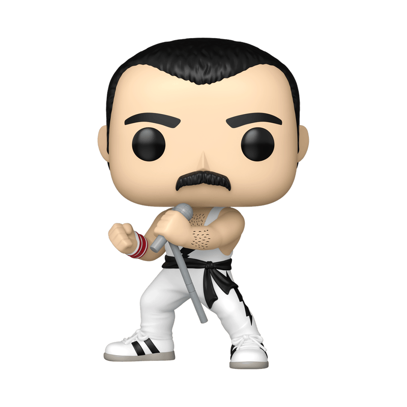 FUNKO POP ROCKS: QUEEN - FREDDIE MERCURY (WHITE SINGLET) 889698753739