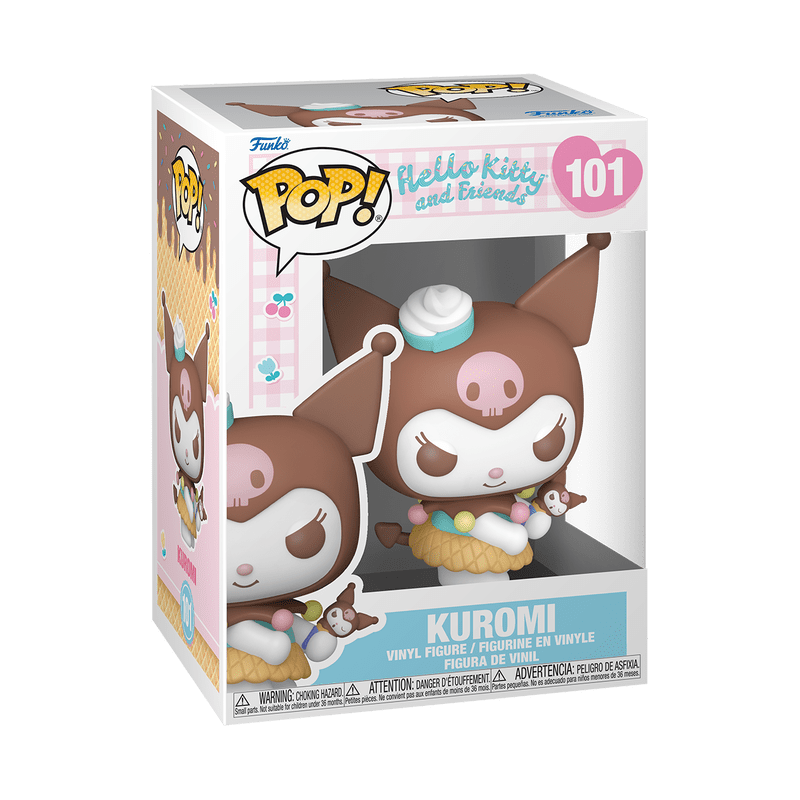 FUNKO POP SANRIO: HELLO KITTY - KUROMI (ICE CREAM) 889698836951