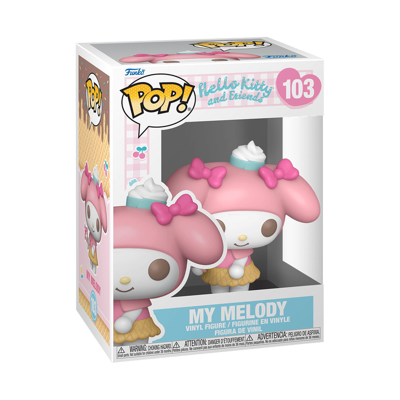 FUNKO POP SANRIO: HELLO KITTY - MY MELODY (ICE CREAM) 889698836968