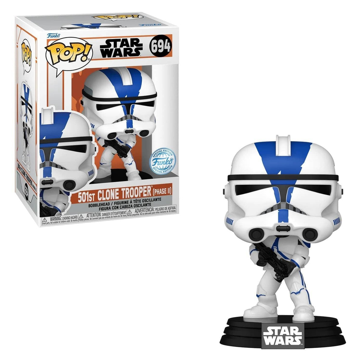 FUNKO POP STAR WARS: MANDALORIAN - 501ST LEGION TROOPER 889698766821