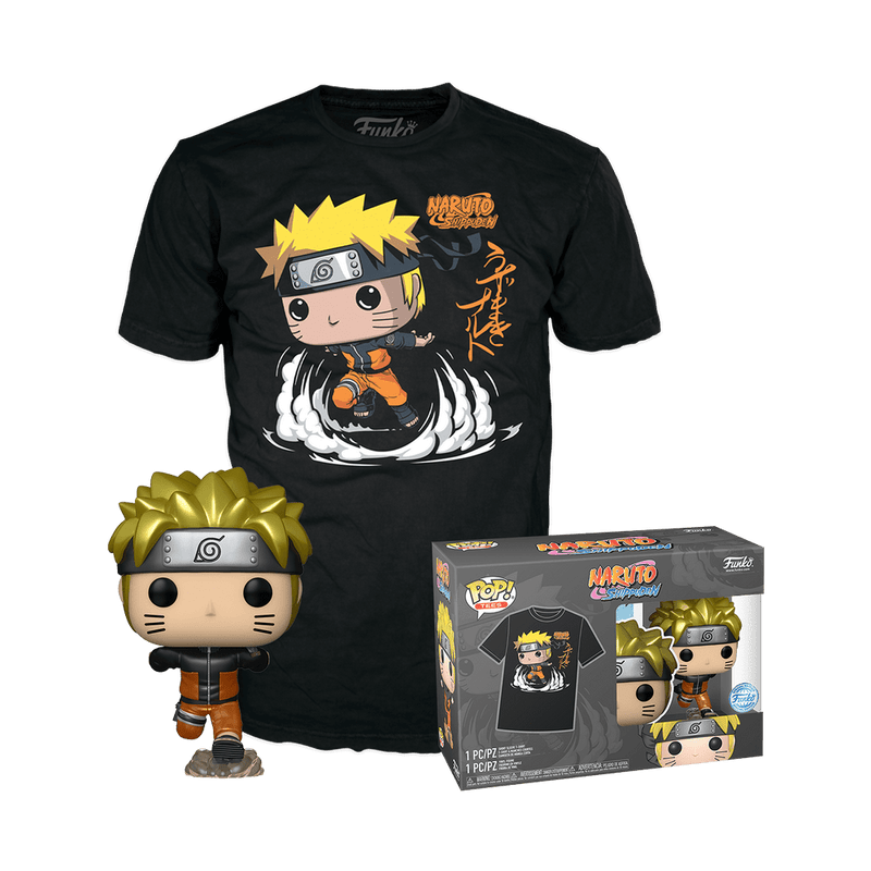 FUNKO POP & TEE: NARUTO - NARUTO RUN(MT) 889698647540