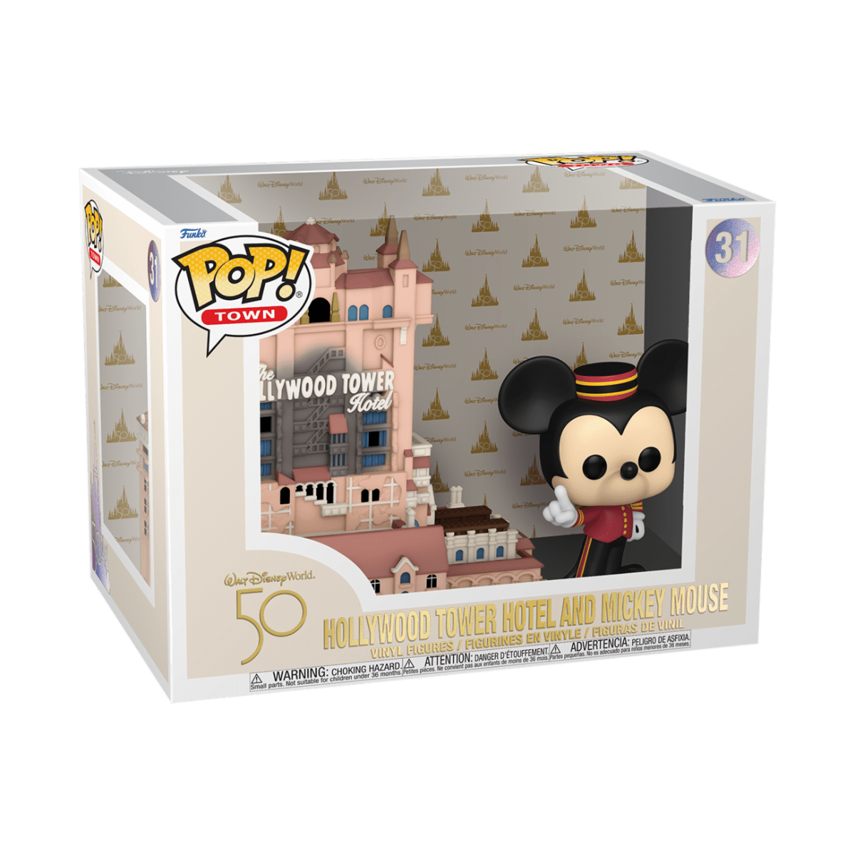 FUNKO POP TOWN: DISNEY - TOWN OF TERROR W/ MICKEY 889698643771