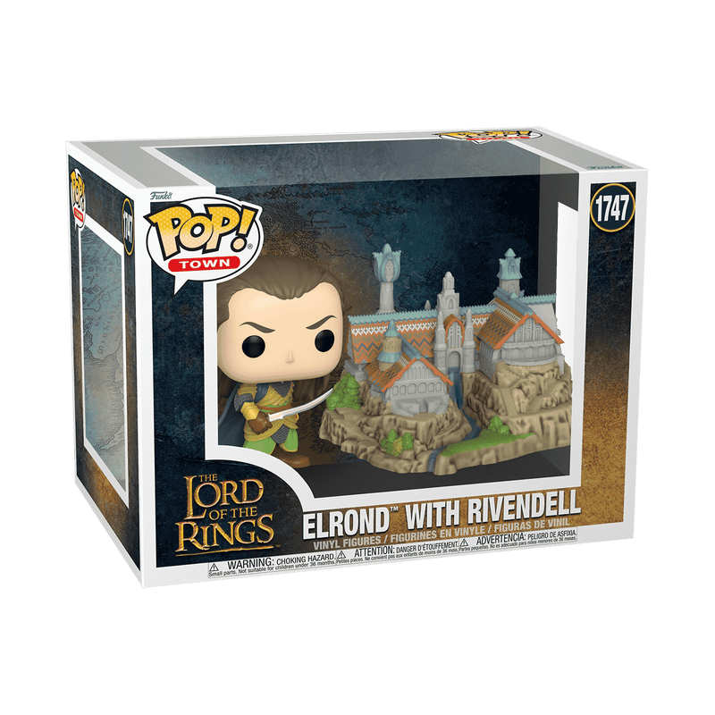 FUNKO POP TOWN: LORD OF THE RINGS S8 - ELROND & RIVENDELL 889698837873
