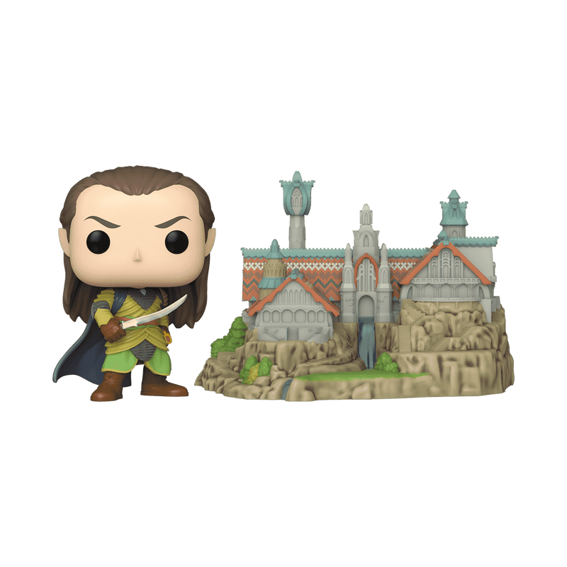 FUNKO POP TOWN: LORD OF THE RINGS S8 - ELROND & RIVENDELL 889698837873