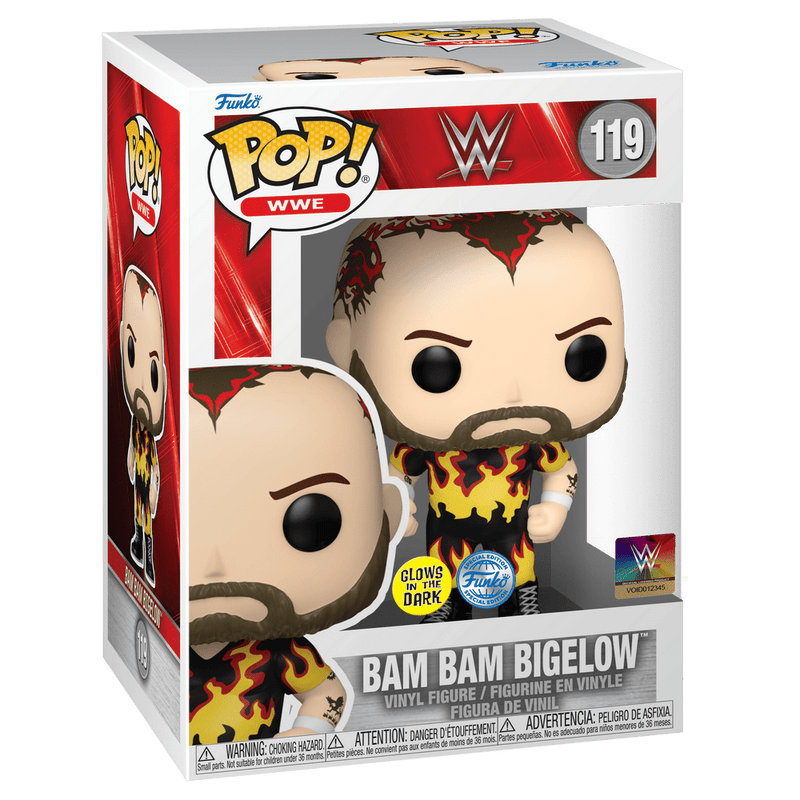 FUNKO POP WWE: BAM BAM BIGELOW (GW)(SP) 889698689618