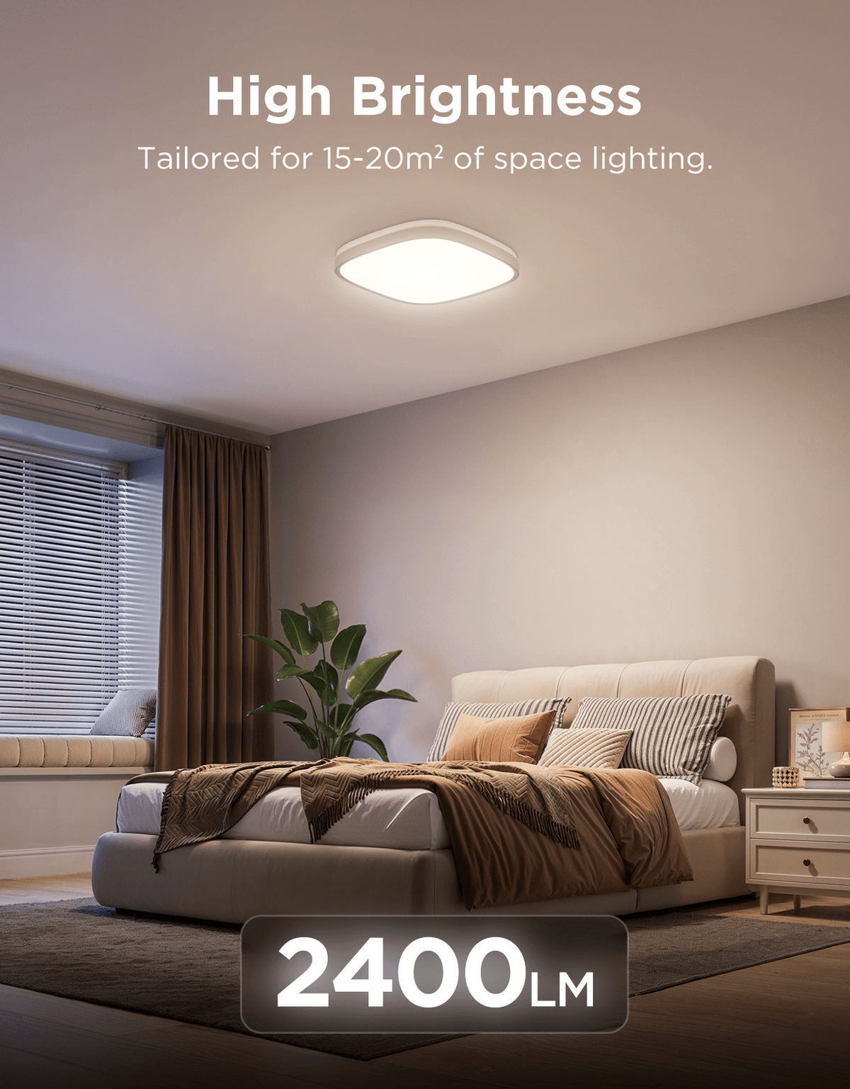 GOVEE 12INCH RGBWW + RGBIC SQUARE SMART CEILING LIGHT 6974316995876