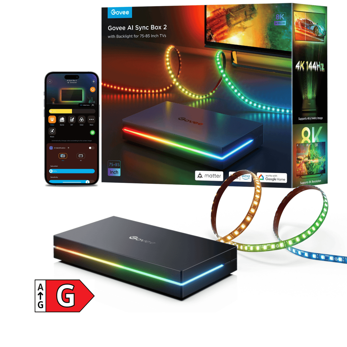 GOVEE AI SYNC BOX 2 65-75 6974316990260