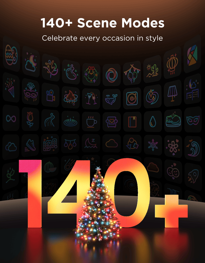 GOVEE CHRISTMAS SPARKLE STRING LIGHTS - 20M 6974316995784