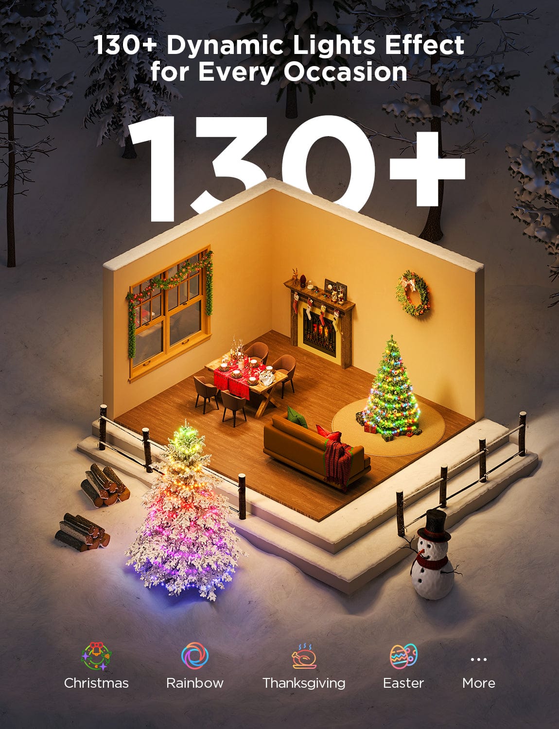 GOVEE CHRISTMAS STRING LIGHTS 2 - 20M 6974316990123
