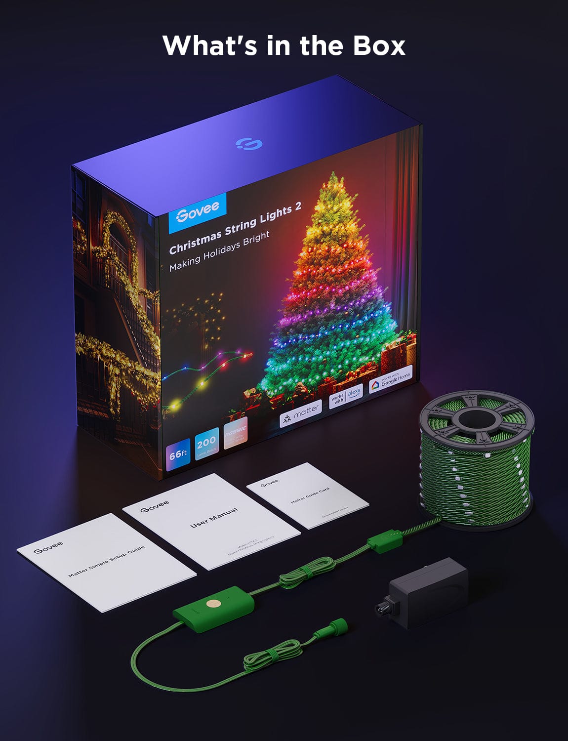 GOVEE CHRISTMAS STRING LIGHTS 2 - 20M 6974316990123