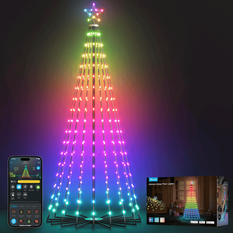 GOVEE CONE TREE LIGHTS 6974316992912