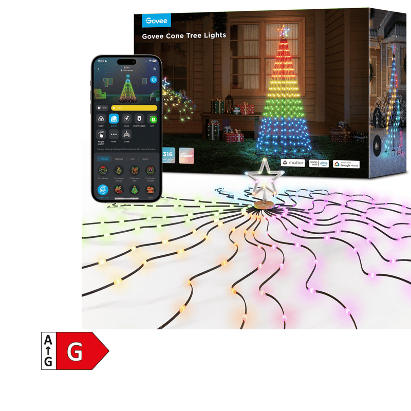 GOVEE CONE TREE LIGHTS 6974316992912