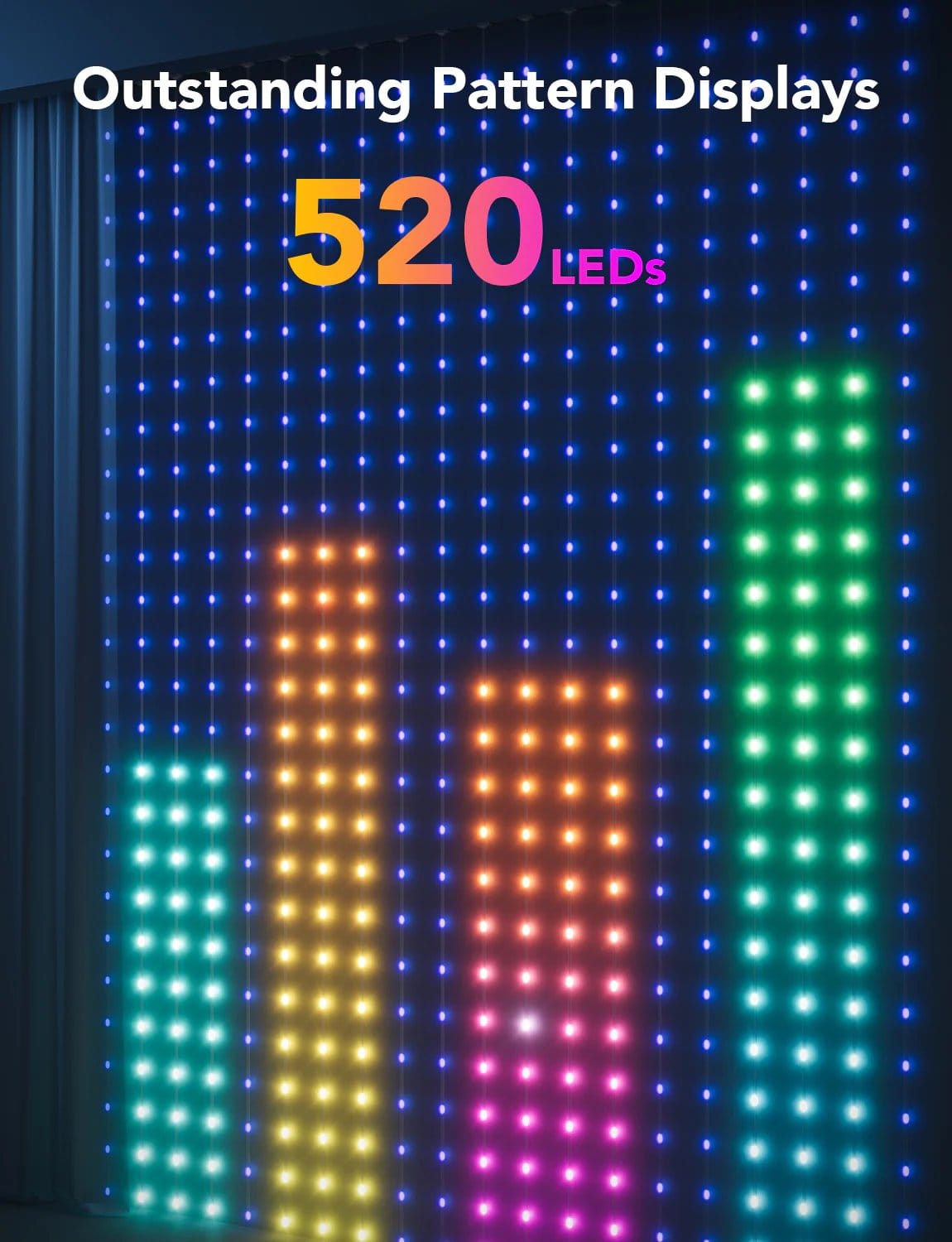 GOVEE CURTAIN LIGHT 1,5 x 2 m - DAMAGED BOX 3200000006119