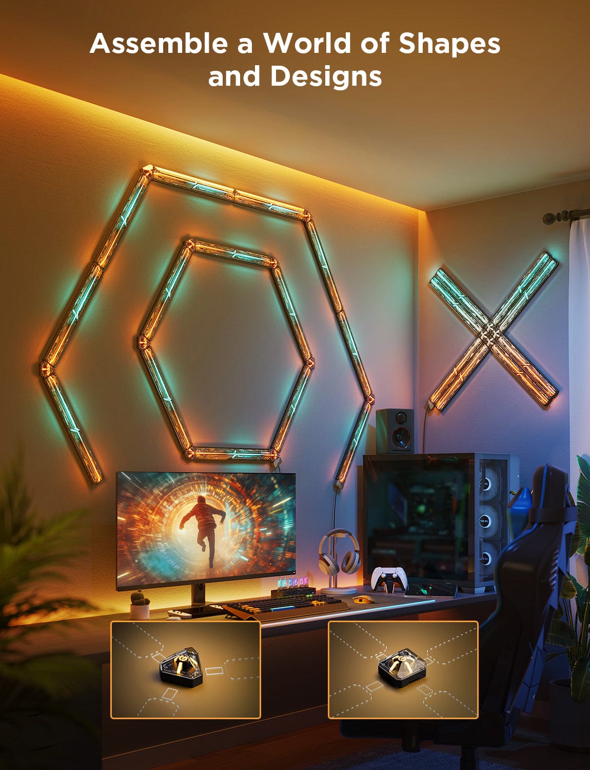 GOVEE GAMING WALL LIGHT EXPANSION KIT 6974316990444