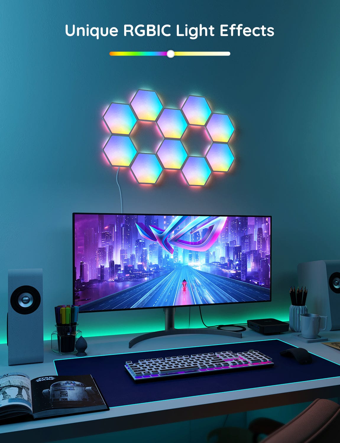 GOVEE GLIDE HEXA LIGHT PANELS - 10 PACK 6974316991038
