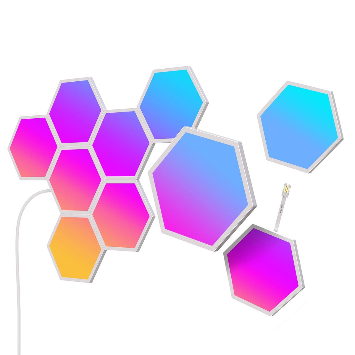 GOVEE GLIDE HEXA LIGHT PANELS - 10 PACK - DAMAGED BOX 3200000006058