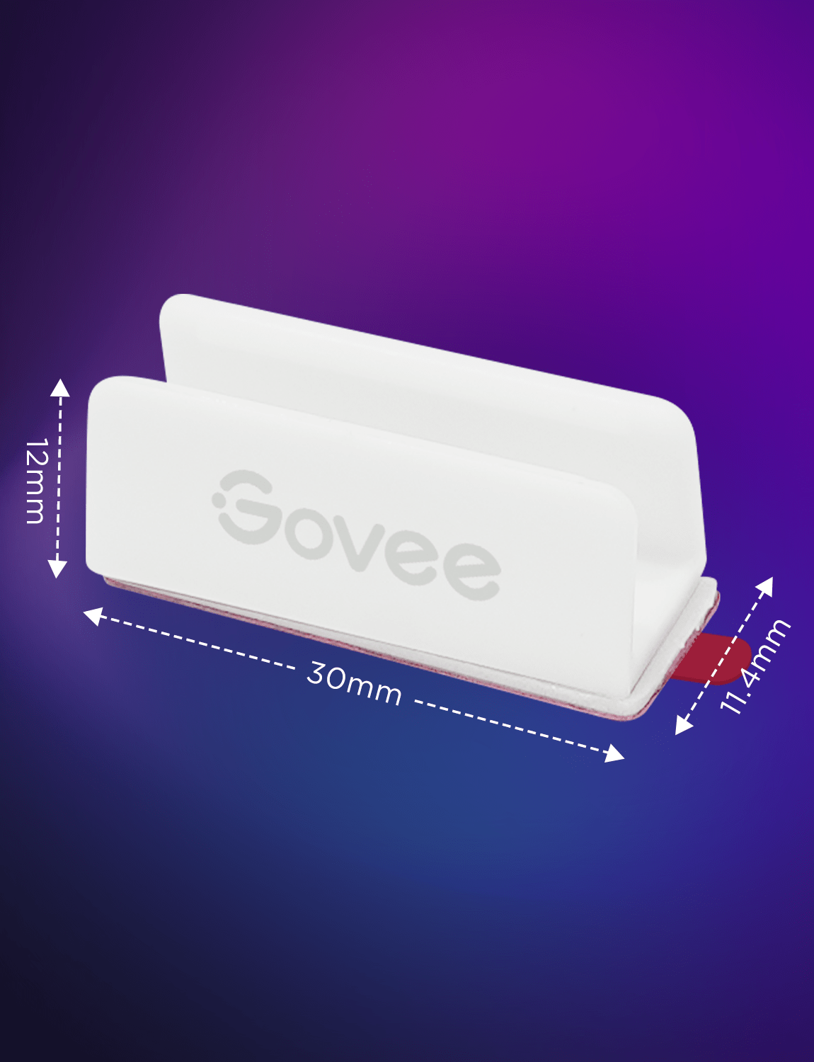 GOVEE NEON ROPE LIGHT 2 BRACKET WHITE 20 PCS 1 PACK 6974316999386
