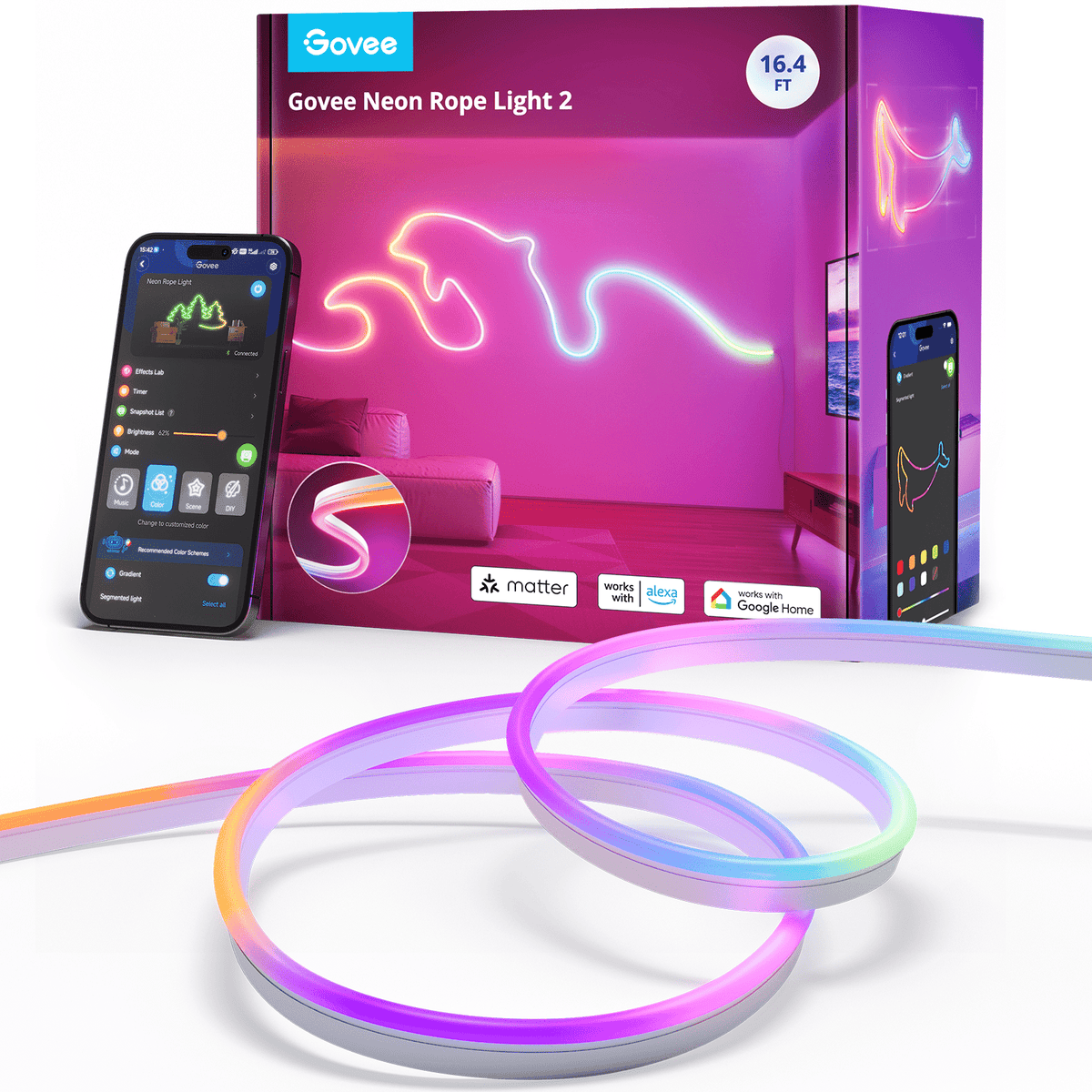 GOVEE NEON ROPE STRIP LIGTH 2 -5M 6974316998839