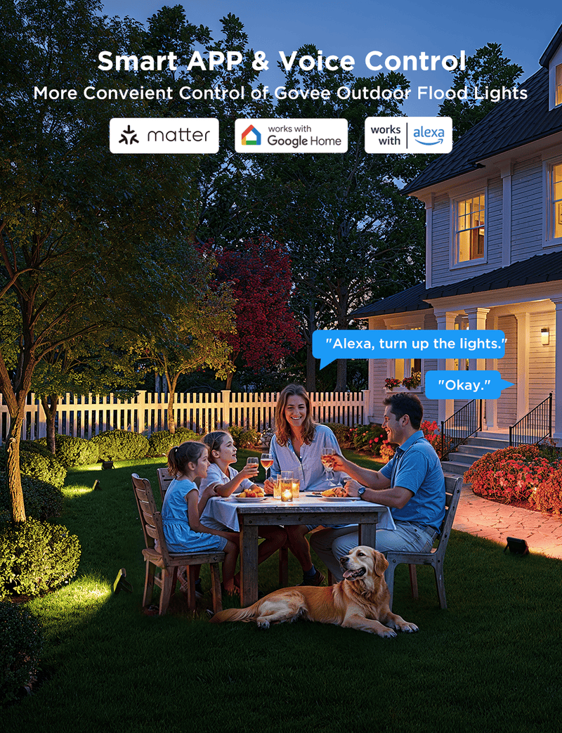 GOVEE OUTDOOR FLOOD LIGHTS 6974316990550