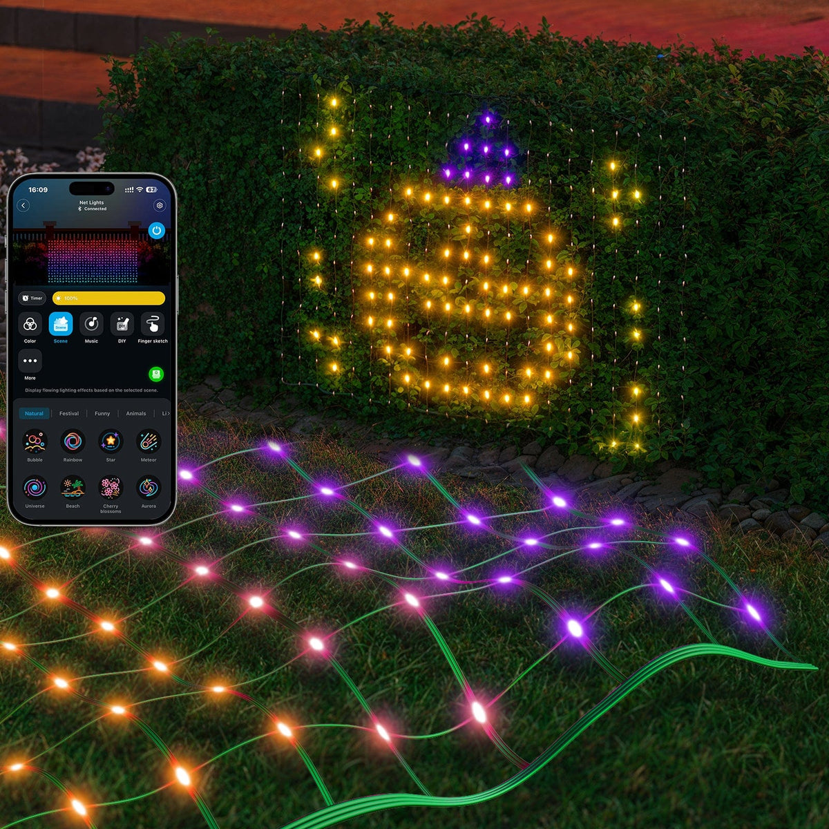 GOVEE OUTDOOR NET LIGHTS 1.2 x 1.2M - DAMAGED BOX 3200000006027