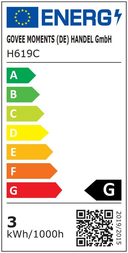 GOVEE RGBIC LED STRIP LIGHTS WITH PROTECTIVE COATING 10M - DAMAGED BOX 3200000006041