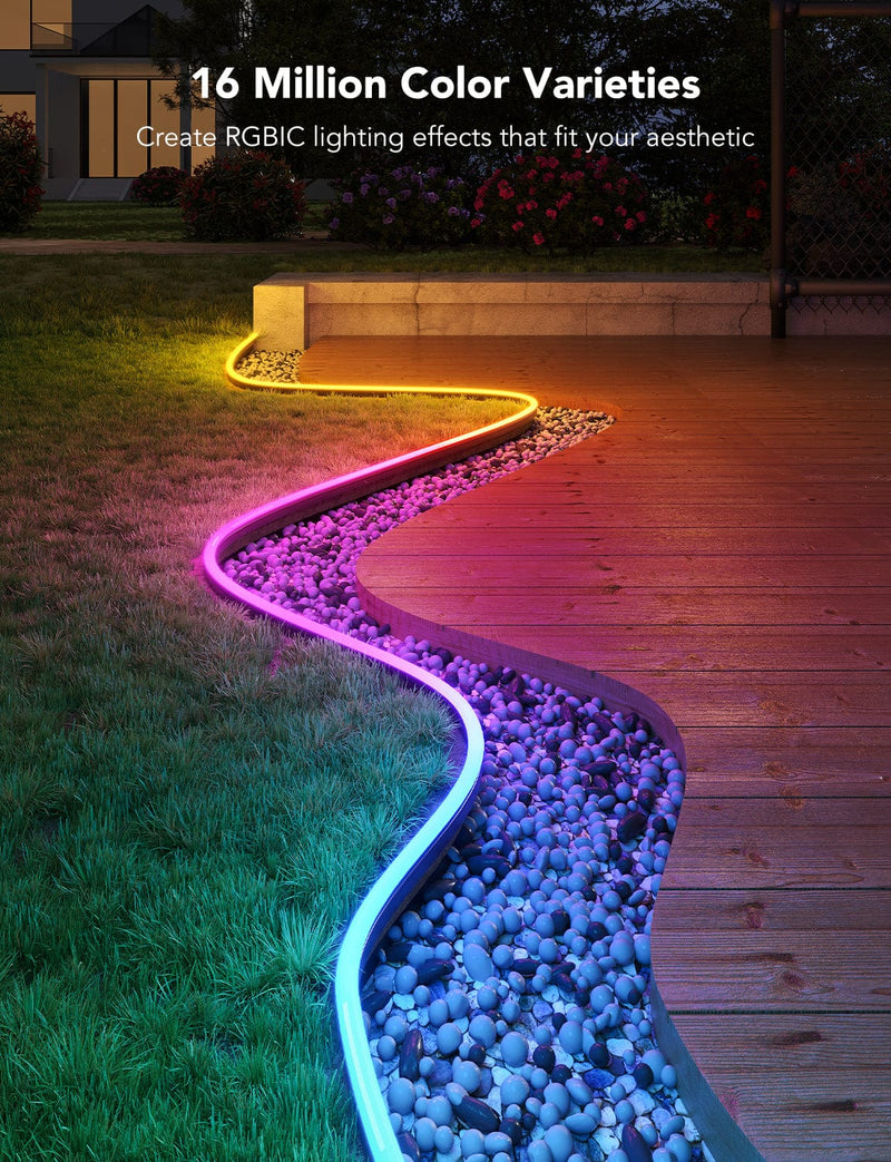 GOVEE RGBIC OUTDOOR NEON STRIP LIGHTS - 10M 6974316990437