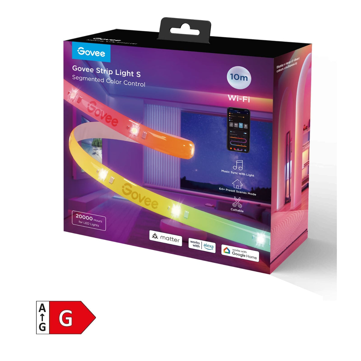 GOVEE RGBIC STRIP LIGHT S 10 m - DAMAGED BOX 3200000006133