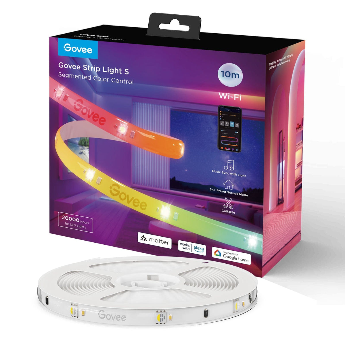 GOVEE RGBIC STRIP LIGHT S 10M 6974316999928