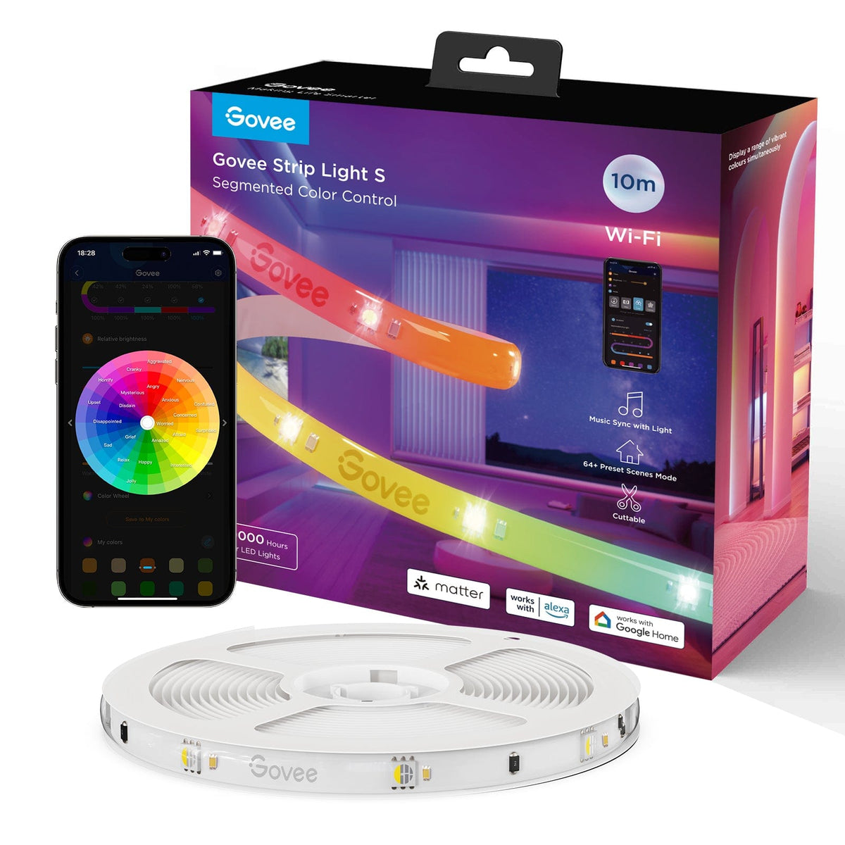 GOVEE RGBIC STRIP LIGHT S 10M 6974316999928