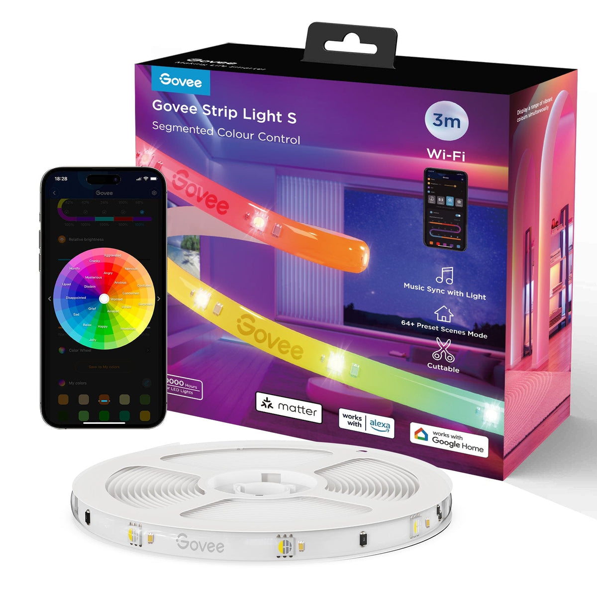 GOVEE RGBIC STRIP LIGHT S 3M 6974316999904