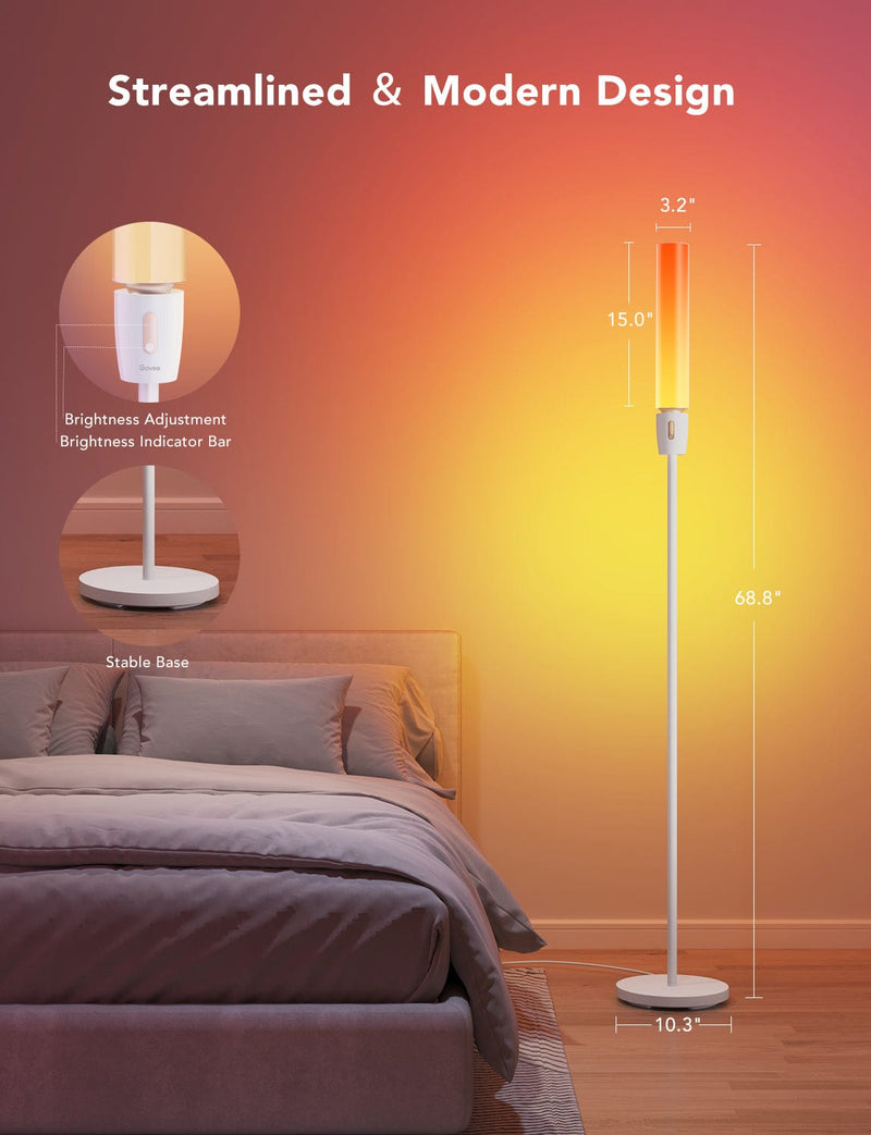 GOVEE RGBICWW CYLINDER FLOOR LAMP 6974316997733