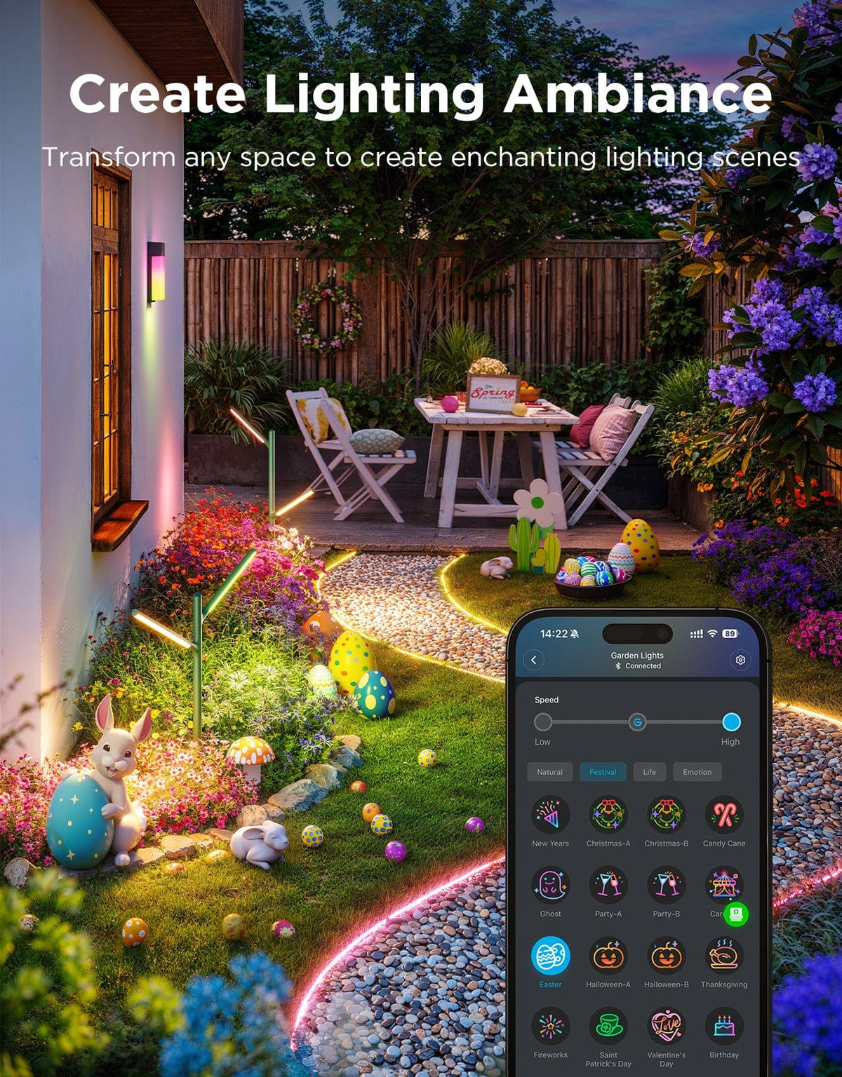 GOVEE RGBICWW GARDEN LIGHTS 6974316995883