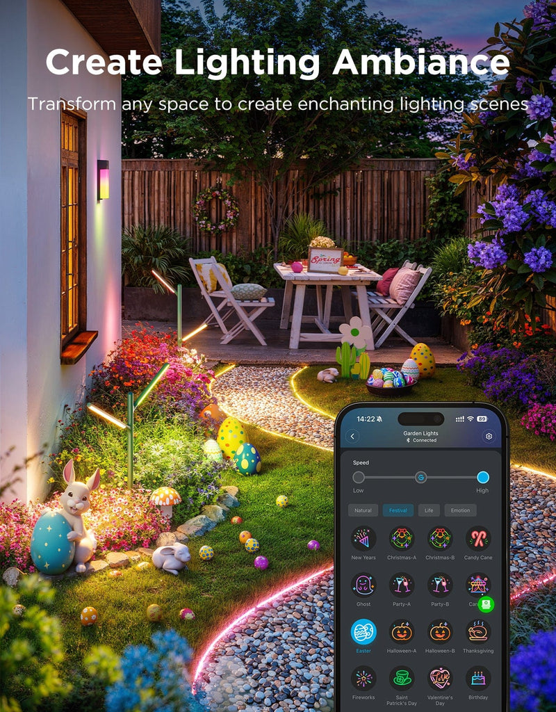 GOVEE RGBICWW GARDEN LIGHTS 6974316995883