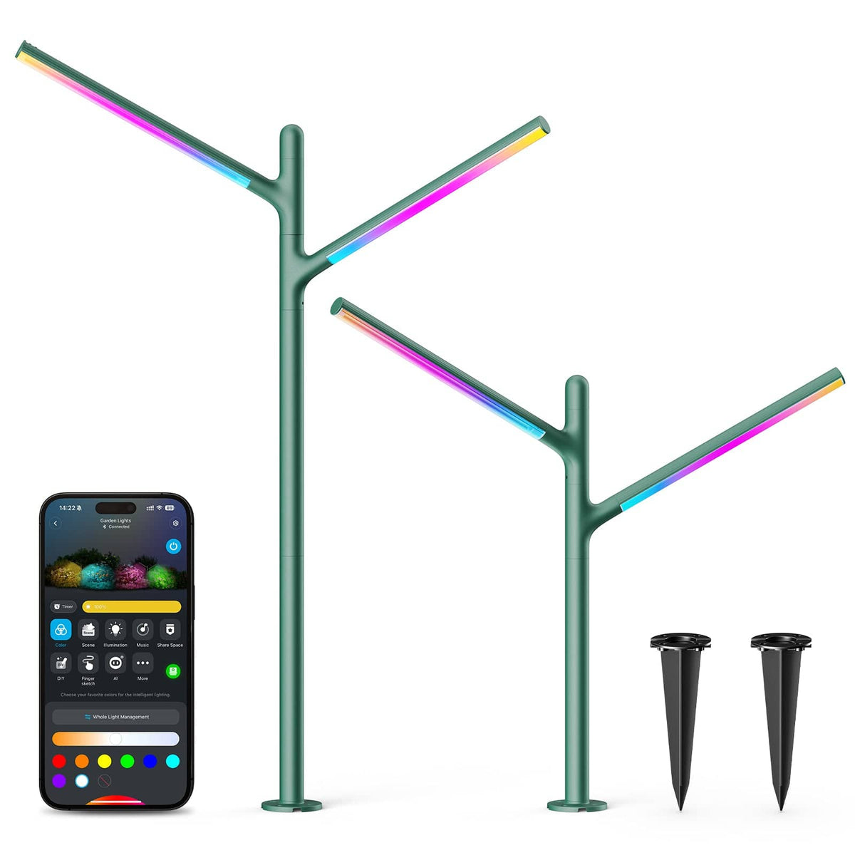 GOVEE RGBICWW GARDEN LIGHTS 6974316995883
