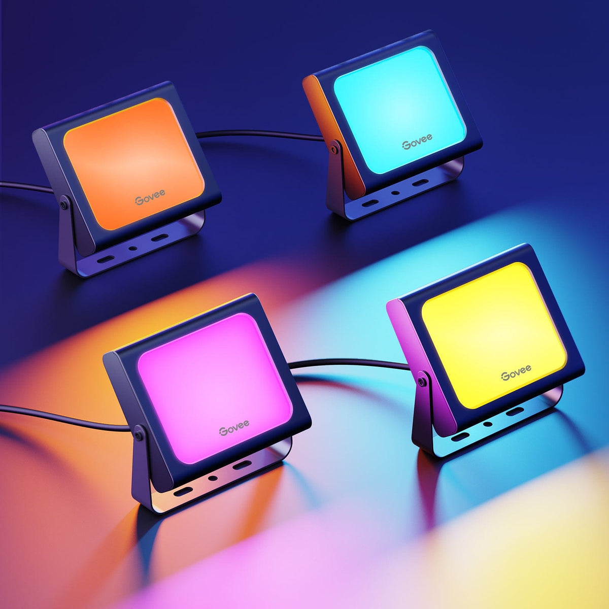 GOVEE RGBICWW LED SMART FLOOD LIGHTS 6974316991540