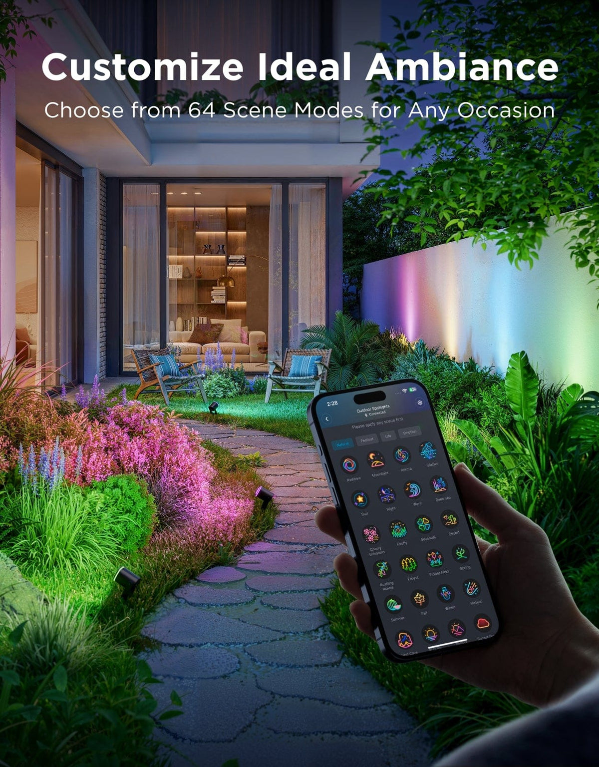 GOVEE RGBICWW OUTDOOR SPOTLIGHTS 6974316993353