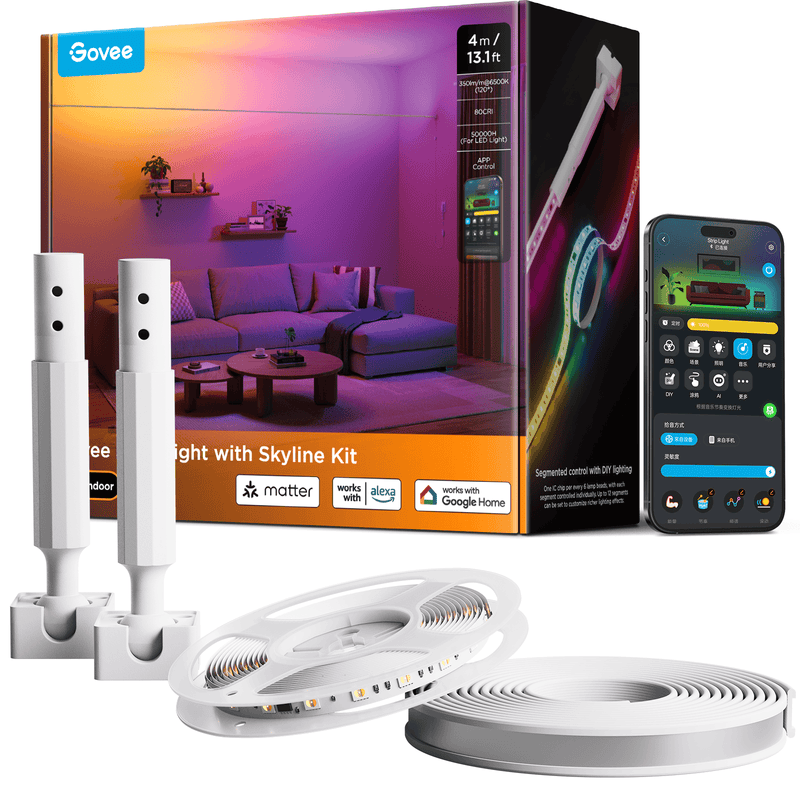 GOVEE RGBICWW SKYLINE STRIP LIGHT 6974316995838
