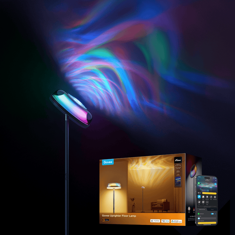 GOVEE RGBWW + RGBIC + WW UPLIGHTER FLOOR LAMP 6974316995968