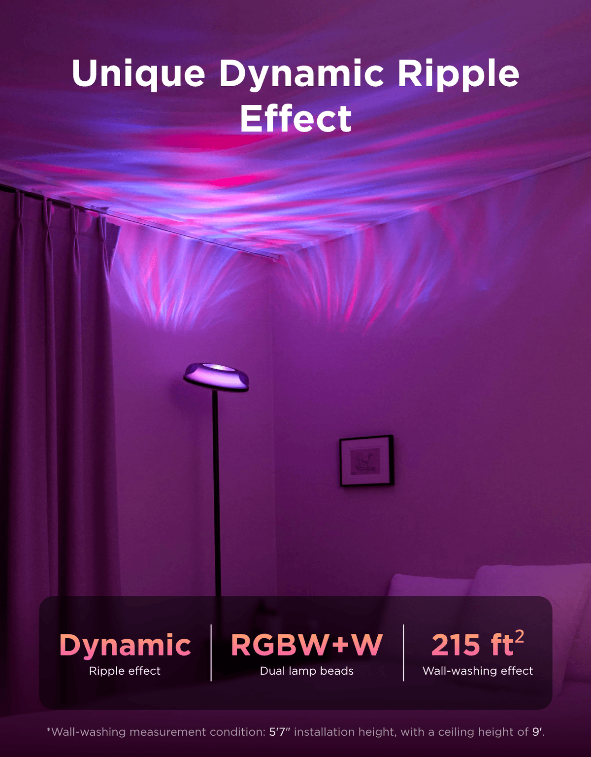 GOVEE RGBWW + RGBIC + WW UPLIGHTER FLOOR LAMP 6974316995968