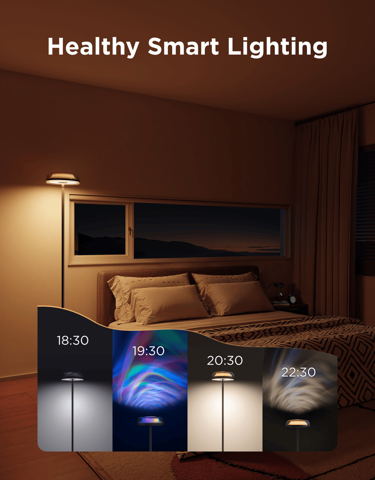 GOVEE RGBWW + RGBIC + WW UPLIGHTER FLOOR LAMP 6974316995968