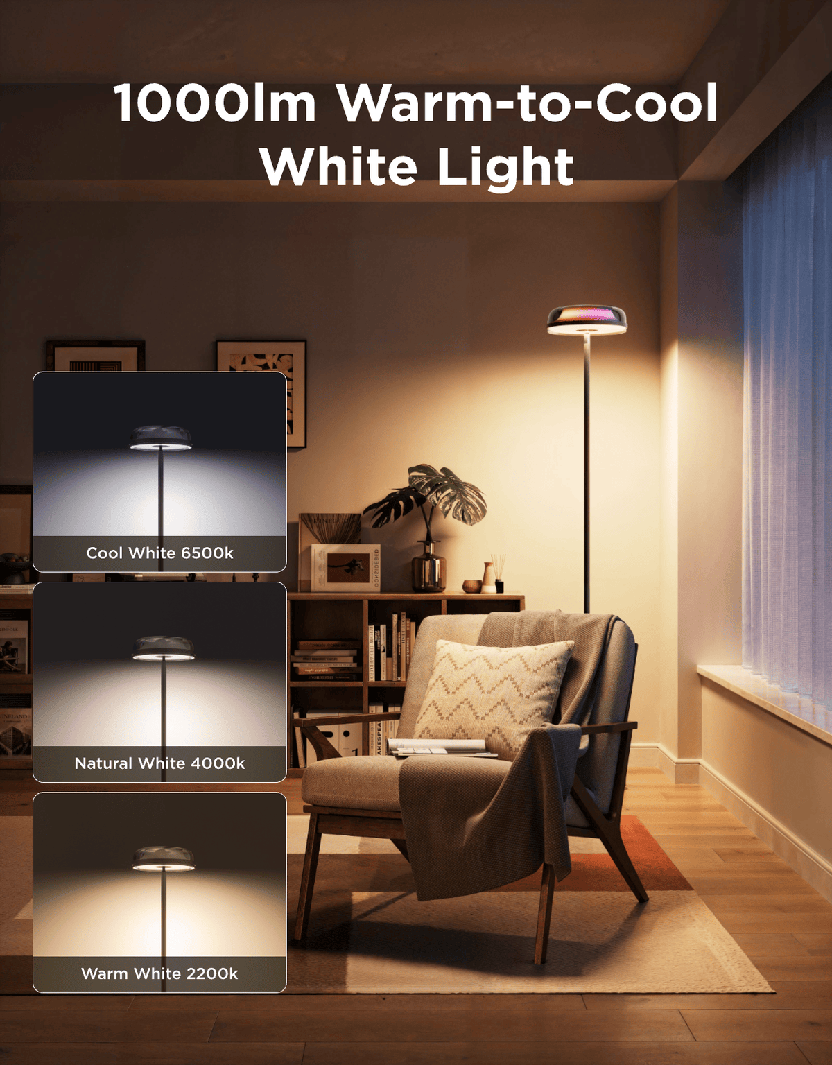 GOVEE RGBWW + RGBIC + WW UPLIGHTER FLOOR LAMP 6974316995968