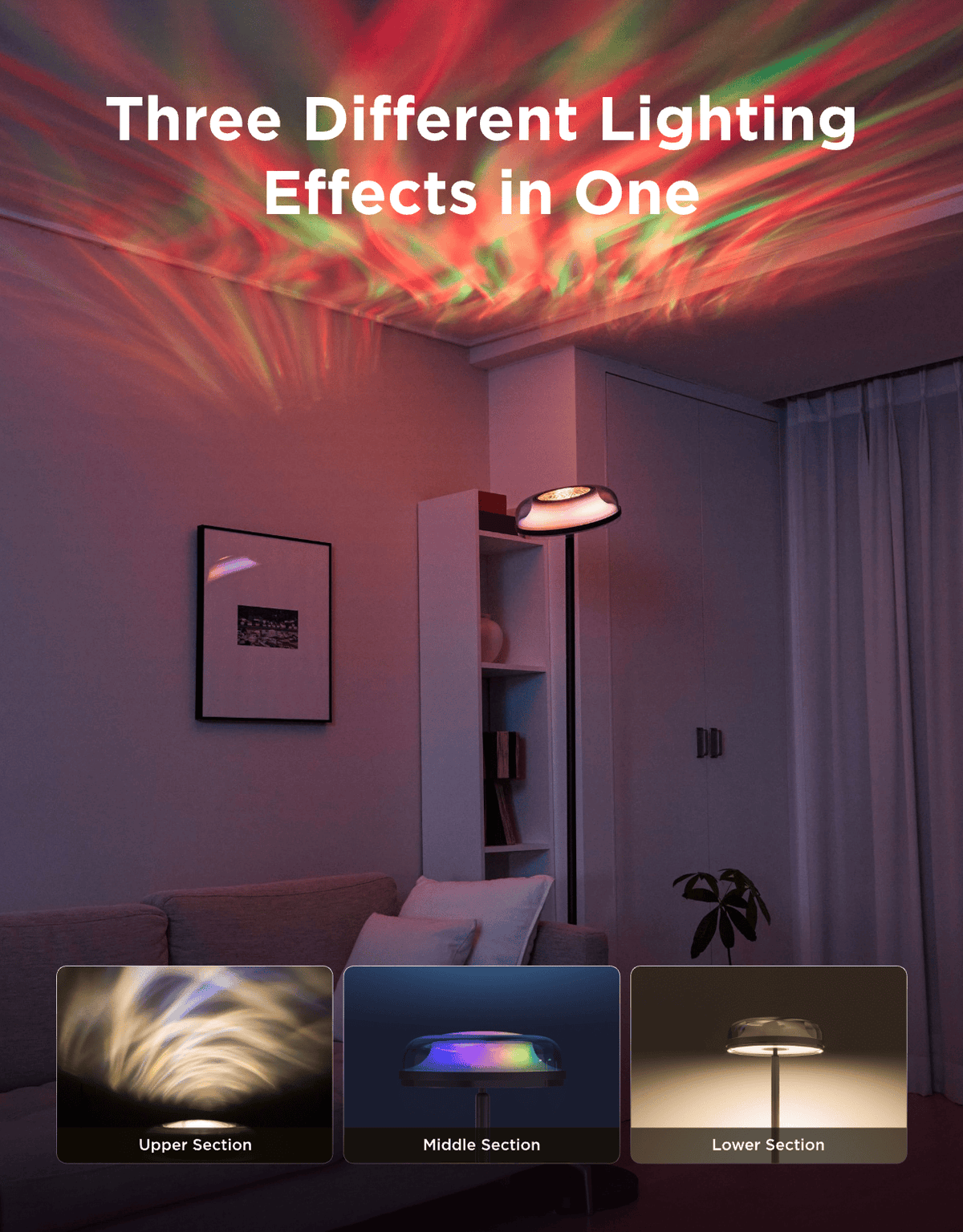 GOVEE RGBWW + RGBIC + WW UPLIGHTER FLOOR LAMP 6974316995968