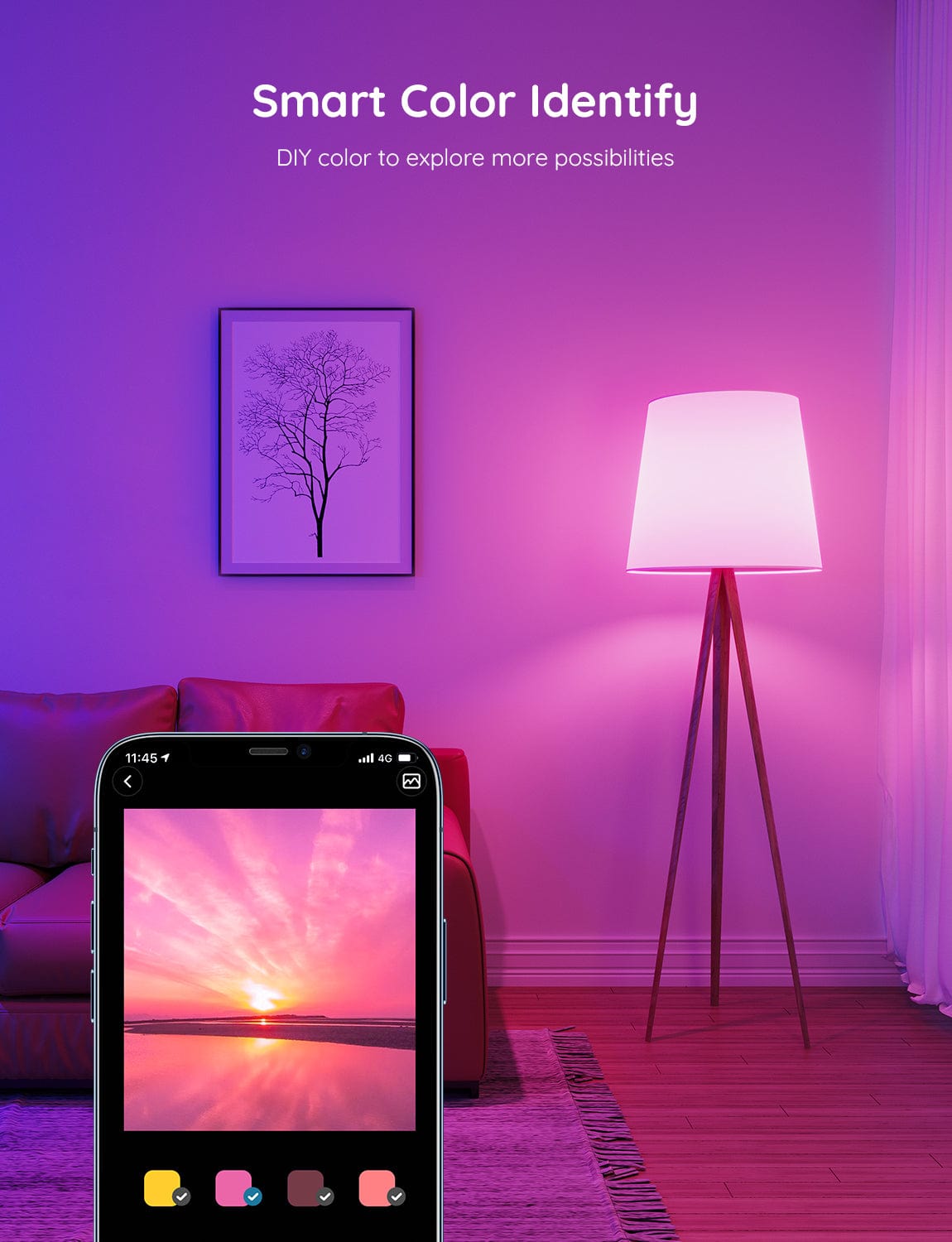 GOVEE RGBWW SMART LED BULB E27 800LM 1 PACK 6974316999034