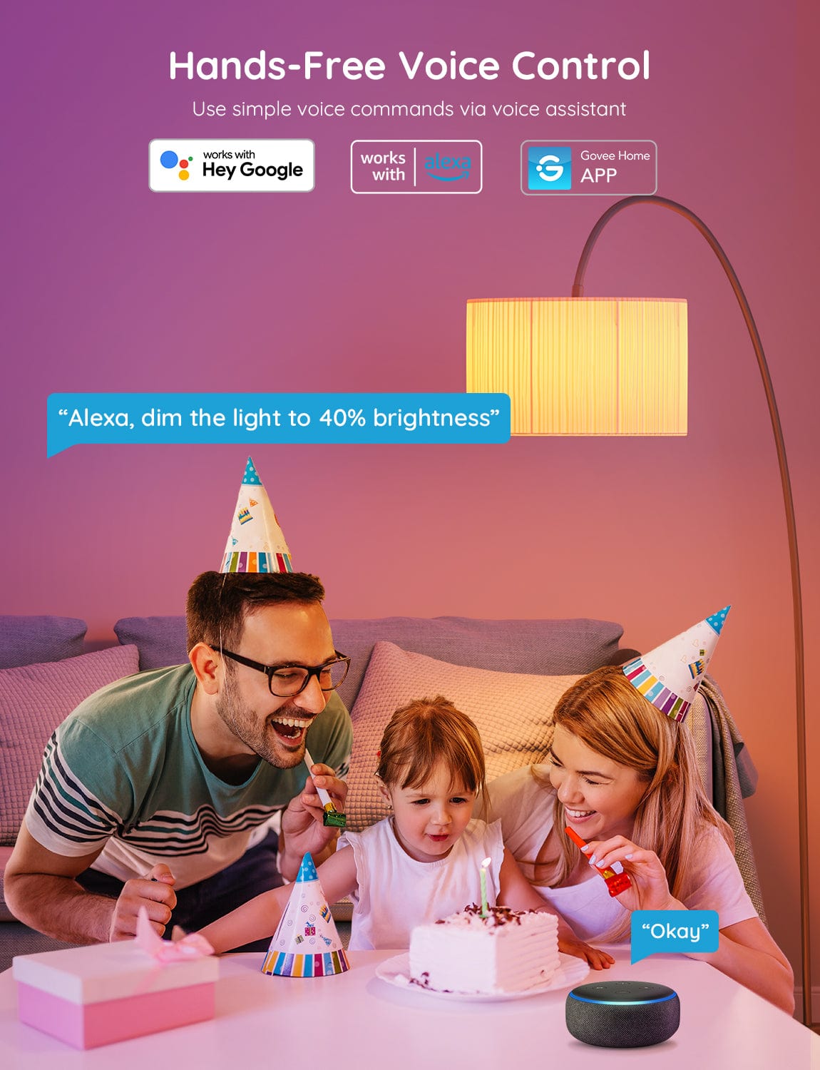 GOVEE RGBWW SMART LED BULB E27 800LM 1 PACK 6974316999034