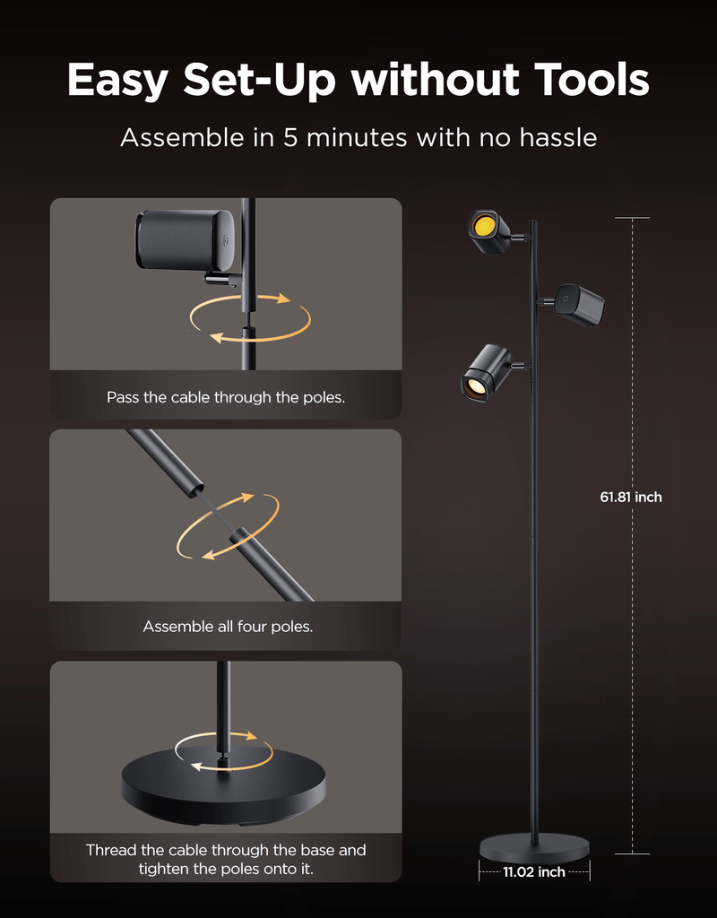 GOVEE RGBWW TREE FLOOR LAMP 6974316990253