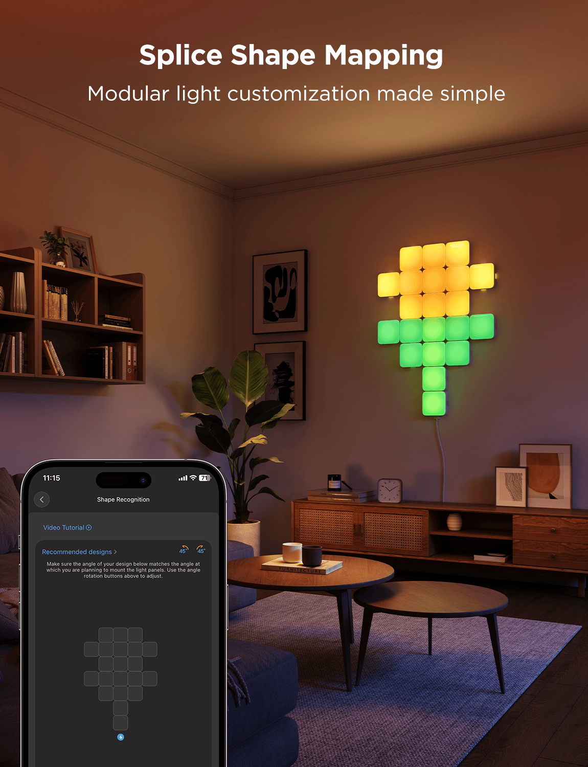 GOVEE SMART MINI PANEL LIGHTS EXTENSION - 6 PACK 6974316995920
